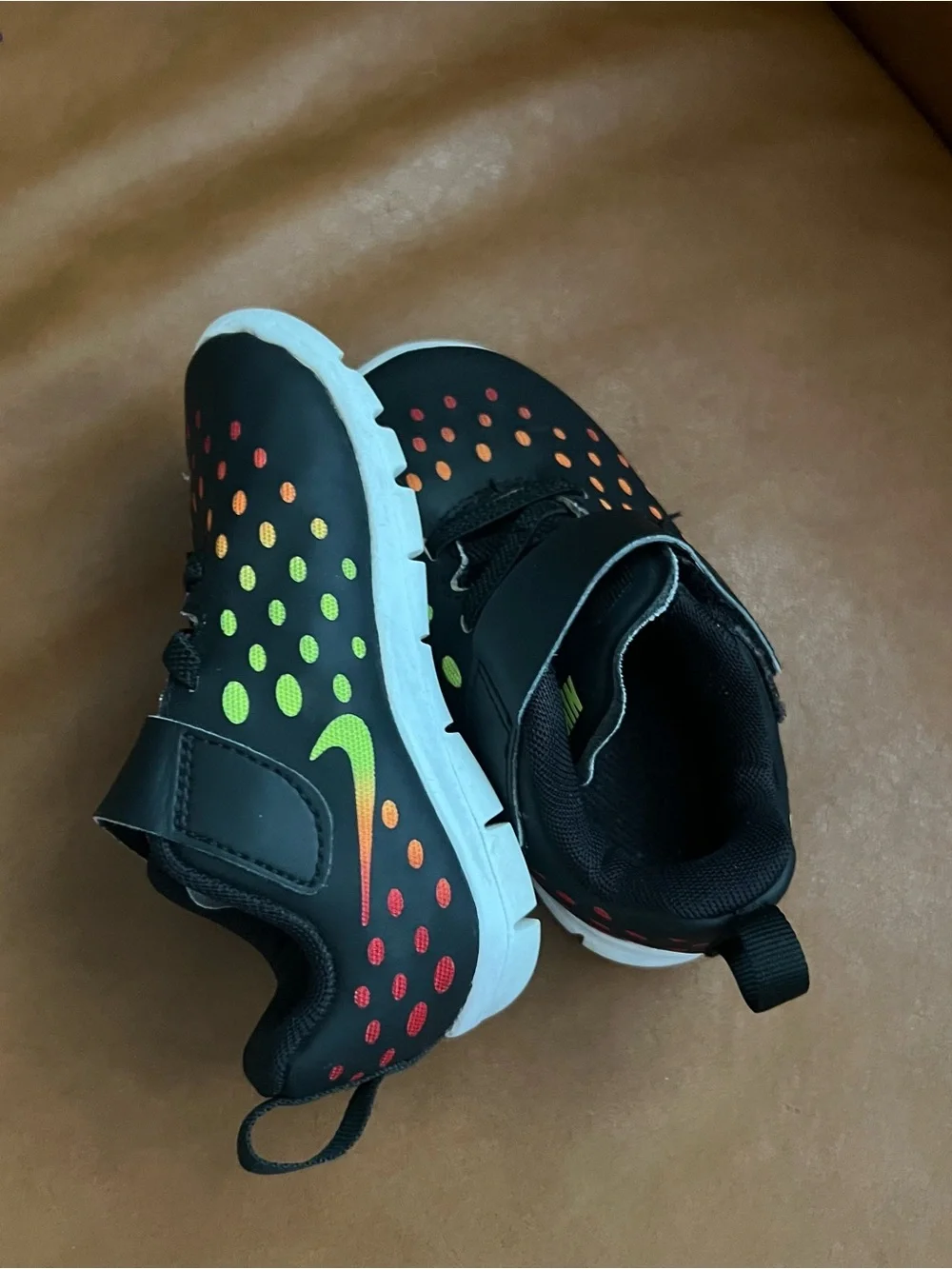 Nike Free Express Running Shoes Sneakers Boys Toddler BABY Sz 7C Black